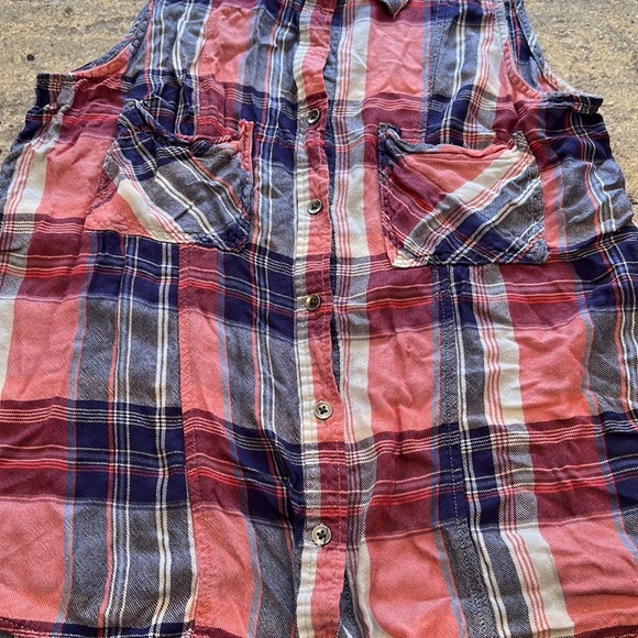 Rock & Republic - Red, White & Blue Button Tank - Picture 7 of 7